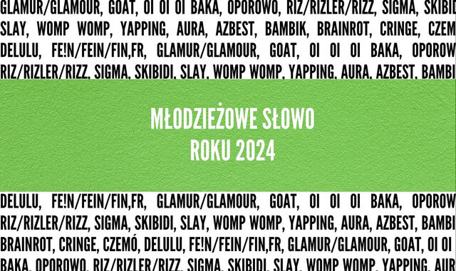 Baner reklamowy Plebiscytu Młodzieżowe Słowo RokuBaner reklamowy Plebiscytu Młodzieżowe Słowo Roku