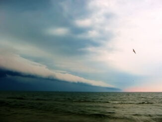 Front burzowy w Świnoujściu.