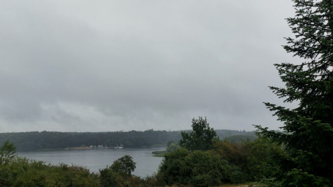 Dzisiaj jesienna aura - szaro, pochmurnie, deszczowo.