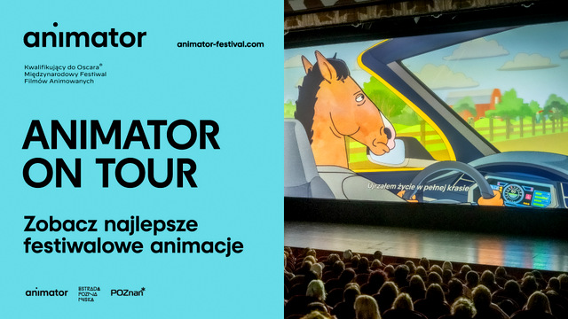 21 listopada rozpoczniemy Animator On Tour, czyli trasę najlepszych festiwalowych animacji po polskich miastach. Pierwszym przystankiem jest Kościański Ośrodek Kultury.