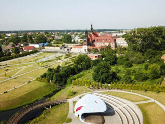 Kazimierz Biskupi - fotografia przy użycie drona.
