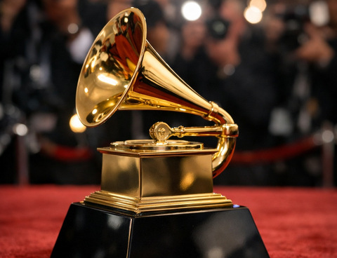 Złoty gramofon. Fot. wygenerowane przez Chat GPT - Kacper Karaś