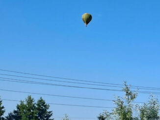 Balon w powietrzu.