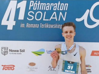 Michał Fedorczak z Nowej Soli - zwycięzca 41. Półmaratonu Solan.