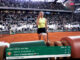 Maja Chwalińska w sobotę walczyć będzie w finale Rolanda Garrosa o wielkoszlemowy tytuł. Fot. ekran tv Eurosport1.
