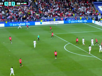 Podczas meczu Iran - Egipt 1:1.