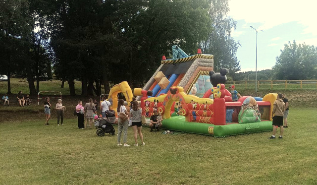 Podczas festynu z okazji Dnia Dziecka w Bojanicach.