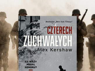 Fragment grafiki promującej książkę „Czterech zuchwałych”.