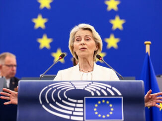 Przemawia Ursula von der Leyen, przewodnicząca Komisji Europejskiej.